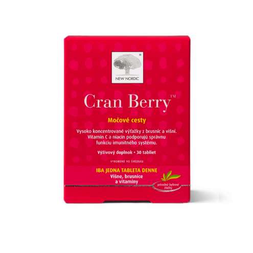 NEW NORDIC Cran Berry tbl 30 ks